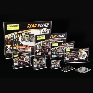 Подставка настольная, А6, для рекламы/меню, горизонтальная, KEJEA - интернет-магазин optom-k.com