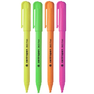 Маркер, 1-3 мм, клиновидный, "Highlighter", CENTROPEN - интернет-магазин optom-k.com