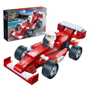 Конструктор, 102 детали, в коробке 19х14х4 см, "Мощная сила. Формула 1", BanBao - интернет-магазин optom-k.com
