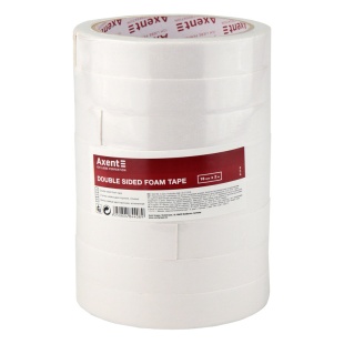 Лента клейкая, двусторонняя, 18 мм х 2 м, вспененная, AXENT - интернет-магазин optom-k.com
