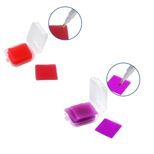 Клей-гель для алмазной мозаики, 25х25 мм, 6 пластин, в коробке - интернет-магазин optom-k.com