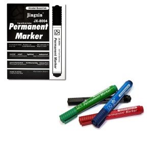 Маркер перманентный, круглый, Jinqxin - интернет-магазин optom-k.com