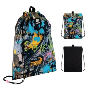 Сумка для обуви, 1 отделение, "Street Art", KITE рюкзаки - интернет-магазин optom-k.com