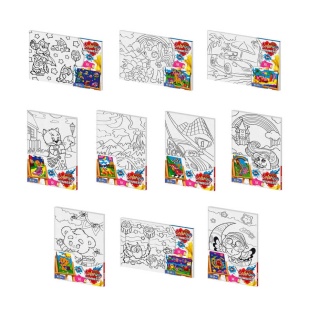 Набор для творчества, 31х21 см, раскраска по номерам, "Coloring by numbers", Danko Toys - интернет-магазин optom-k.com