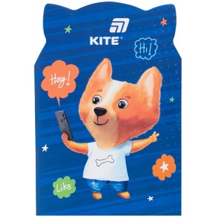 Блокнот, В6, 48 листов, клетка, мягкая обложка, "Hey Fox", KITE канцелярия - интернет-магазин optom-k.com