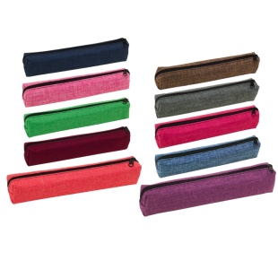 Пенал-косметичка, 20х4х3 см, 1 отделение, цветной - интернет-магазин optom-k.com