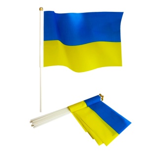 Прапор України, 14х21 см, "УКРАЇНА" Прапор України, 14х21 см, "УКРАЇНА" - інтернет-магазин optom-k.com