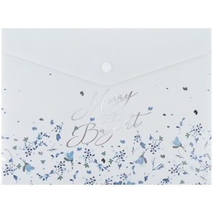 Папка на кнопке, A5+, "Flower Symphony-1", AXENT - интернет-магазин optom-k.com