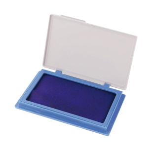 Подушка штемпельная, 70х110 мм, настольная, фиолетовый цвет, ECONOMIX - интернет-магазин optom-k.com