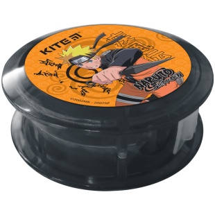 Точилка с контейнером, пластиковая, одинарная, круглая, "Naruto", KITE канцелярия - интернет-магазин optom-k.com