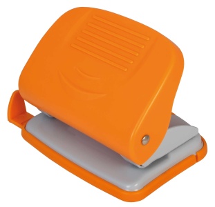 Дырокол, 20 листов, пластиковый, оранжевый цвет, ECONOMIX - интернет-магазин optom-k.com