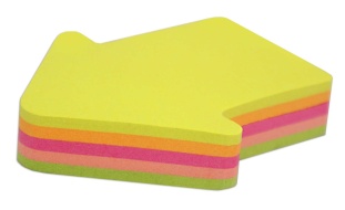 Бумага для заметок, 45х50 мм, 80 листов, клееные, неоновые, "Стрела", ECONOMIX - интернет-магазин optom-k.com