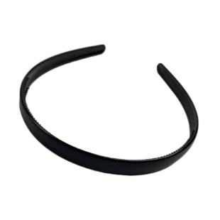 Упаковка обідків для волосся, 1,2 мм, 5 шт, пластиковий, чорний колір - інтернет-магазин optom-k.com