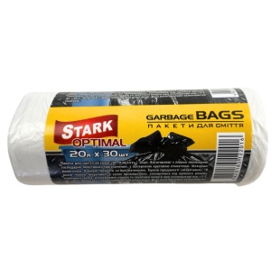 Упаковка пакетов для мусора, 20 л, 30 штук, "STARK Optimal" - интернет-магазин optom-k.com