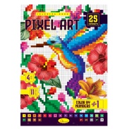 Розмальовка, 21х29,7 см, 20 сторінок, "PIXEL ART", Апельсин - інтернет-магазин optom-k.com