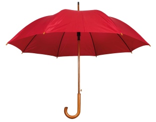Зонт-трость женская, 90 см, полуавтомат, красный цвет, "Twist", ECONOMIX PROMO - интернет-магазин optom-k.com