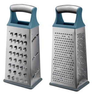 Терка 4-сторонняя, 22,5 см, нержавеющая сталь, пластиковый держатель, anti slip, "Rasch", RINGEL - интернет-магазин optom-k.com