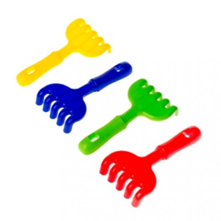 Граблі, 3х9,5х18 см, кольорові, "Г-5", Colorplast - інтернет-магазин optom-k.com