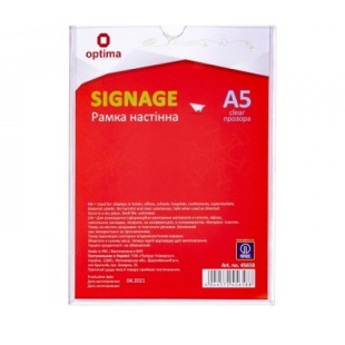 Рамка настенная, А5, металлик, OPTIMA - интернет-магазин optom-k.com