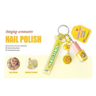 Брелок з косметикою, 10 см, з лаком для нігтів, в пакеті 10х11 см - інтернет-магазин optom-k.com