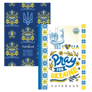 Блокнот на скобе, 143х200 мм, 48 листов, клетка, мягкая обложка, матовая ламинация, Мандарин - интернет-магазин optom-k.com