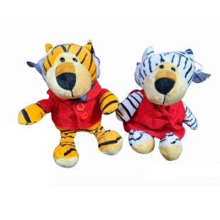 Тигр мягкий, 20 см, на присоске - интернет-магазин optom-k.com