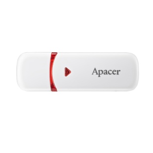 Флешка, 32 GB, USB 2.0, 56.05 x 18 x 8.5 мм, пластикова, біла, APACER - інтернет-магазин optom-k.com