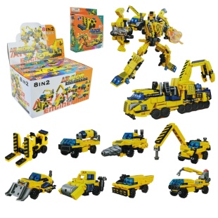 Конструктор, 50-60 деталей, в ассортименте, в коробке 12,5х4х15 см - интернет-магазин optom-k.com