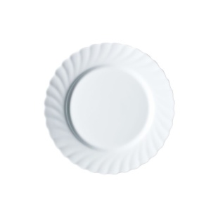 Тарелка, 24,5 см, стеклянная, круглая, для обедов, "Trianon", LUMINARC - интернет-магазин optom-k.com