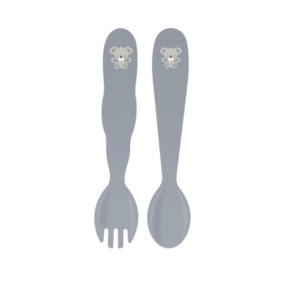 Набор столовых приборов: ложка и вилка, пластиковые, детские, "Baby Le Petit", TRAMONTINA - интернет-магазин optom-k.com