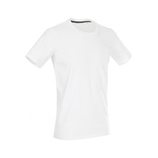 Футболка мужская, размер XXL, хлопок, белый цвет, Stedman - интернет-магазин optom-k.com