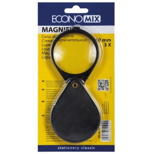 Стекло увеличивающее,  60 мм, 3-кратное, ECONOMIX - интернет-магазин optom-k.com