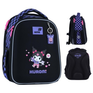 Рюкзак школьный, ортопедическая спинка Ergo Kids, 2 отделения, каркасный, HK-3, KITE рюкзаки - интернет-магазин optom-k.com