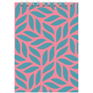 Блокнот на спирали, А6, 48 листов, клеточка, мягкая обложка, розовый, AXENT - интернет-магазин optom-k.com