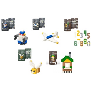 Конструктор, 85 деталей,  в упаковке 23х12 см, "Брікс", Тигрес - интернет-магазин optom-k.com