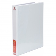 Папка, А4, 38 мм, 4D-кольца, белый цвет, "ПАНОРАМА", OPTIMA - интернет-магазин optom-k.com