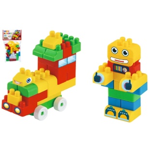 Конструктор, 50 деталей, в пакеті 13х22 см, "Mini Blocks", Bamsic - інтернет-магазин optom-k.com