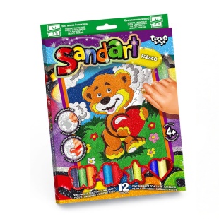 Набор для творчества, 30х21 см, картина по номерам из цветного песка, "Sand Art",  Danko Toys - интернет-магазин optom-k.com