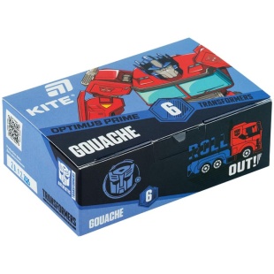 Гуашь, 6 цветов, 20 мл, TF, KITE канцелярия - интернет-магазин optom-k.com