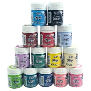 Краска акриловая, 20 мл, матовая, "Rudix", ГАММА'UA - интернет-магазин optom-k.com