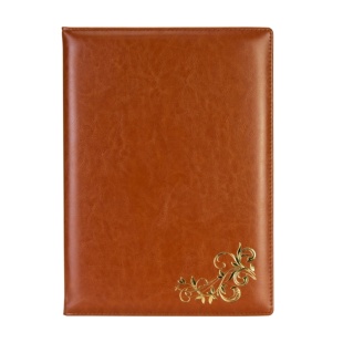 Папка, тиснение "Узор", коричневый цвет, "Nebraska", OPTIMA - интернет-магазин optom-k.com