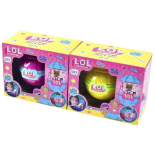 Ночник, 8 см, на батарейках, в коробке 8х16х19 см, "Лол" - интернет-магазин optom-k.com