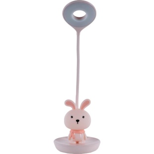 Настільна лампа, LED з акумулятором, рожевий, Bunny, KITE канцелярія - інтернет-магазин optom-k.com