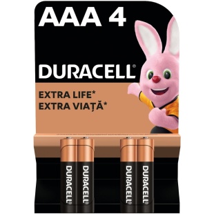 Спайка батареек, LR03 MN2400 1x4 шт., DURACELL - интернет-магазин optom-k.com