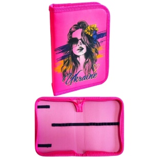 Пенал-книга, 21х13,5х3 см, 1 отделение, "Украинка" - интернет-магазин optom-k.com