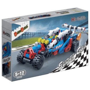 Конструктор, 138 деталей, в коробке 19х14х4 см, "Супер автомобиль. Скорость", BanBao - интернет-магазин optom-k.com