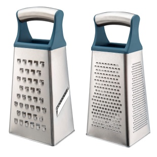 Терка 4-сторонняя, 22,5 см, нержавеющая сталь, пластиковый держатель, "Rasch", RINGEL - интернет-магазин optom-k.com