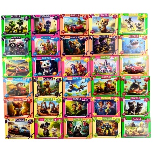 Пазл картонний, 20 елементів, пазл 155х115 мм, Danko Toys Пазл картонний, 20 елементів, пазл 155х115 мм, Danko Toys - інтернет-магазин optom-k.com