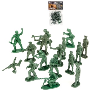 Набор солдатиков, 12 элементов, пластиковых, "Пехота", Colorplast - интернет-магазин optom-k.com