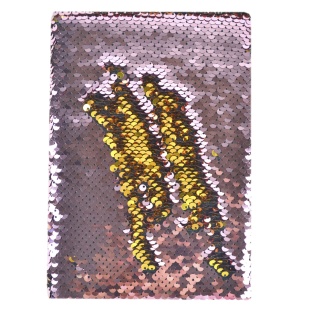 Блокнот клееный, А5, 80 листов, клетка, обложка с пайетками - интернет-магазин optom-k.com